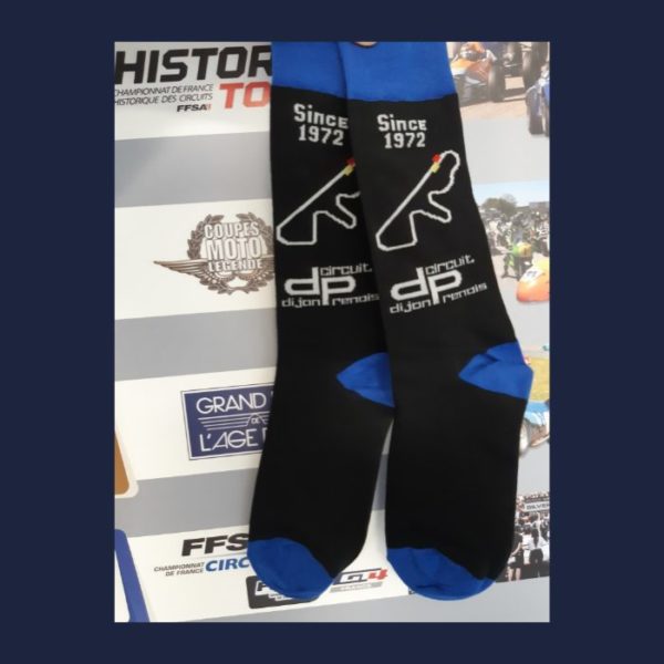 Socks Dijon-Prenois Racetrack® since 1972- Black design